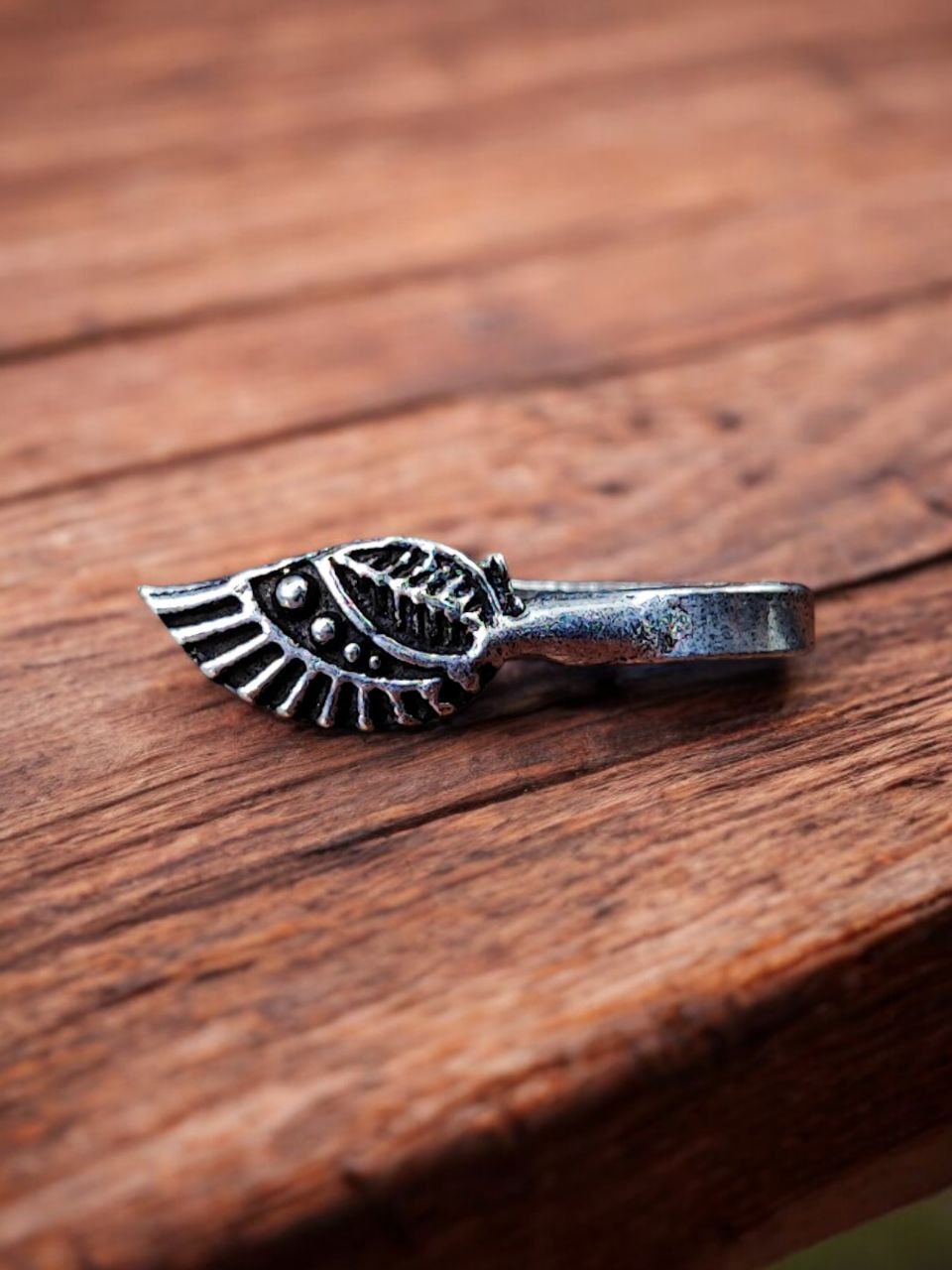 Feather Nosepin | Oxidised Nose Accessories | Best Silver Plated Nose Jewellery