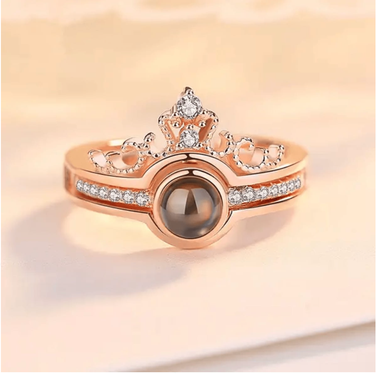 I Love You 100 Languages Project RIng | Loving Memory Crown Ring