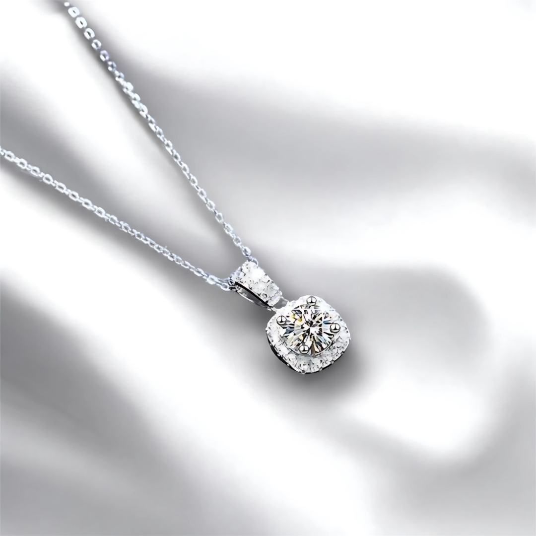 Elegant Cubic Zirconia Pendant Necklace – Timeless Sparkle