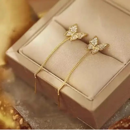 Golden Plated Butterfly Shape Bliss Hangings