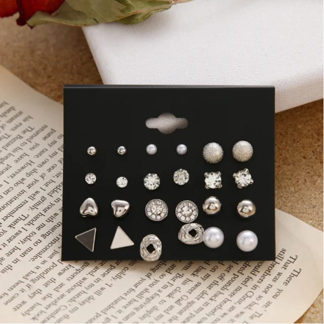 Smart Casual Wear Studs Combo Set (12 Pairs)