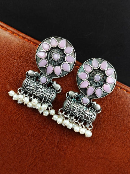Trendy Oxidised Earrings – Traditional Adorable Stud Earrings